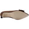 GABOR 301402 BOW COURT SHOE - BROWN SUEDE